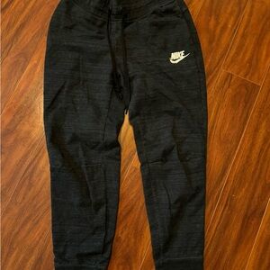 Nike Black Track Pants with Tapered Fit